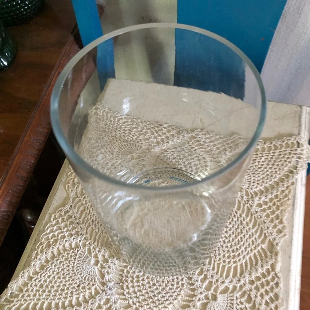 Glass Cylinder Vase 8” x 4-1/2”
